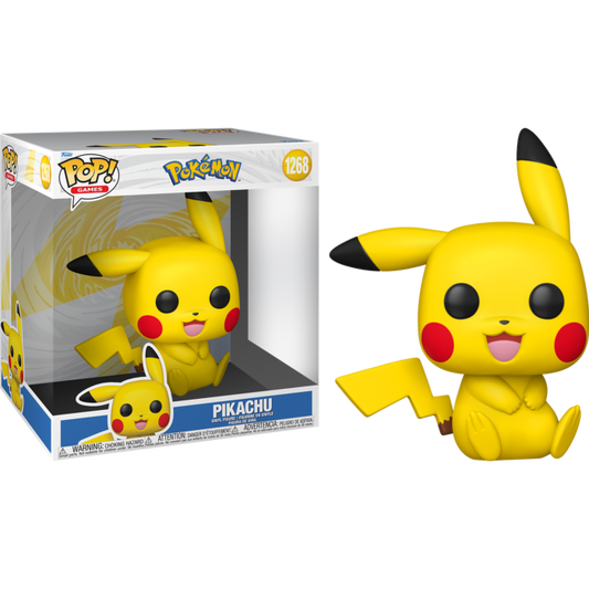 Pokemon - Pikachu (Sitting) Jumbo 10" Pop!