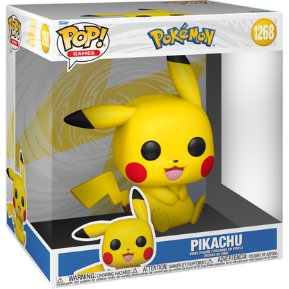 Pokemon - Pikachu (Sitting) Jumbo 10" Pop!