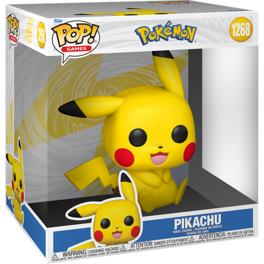 Pokemon - Pikachu (Sitting) Jumbo 10" Pop!