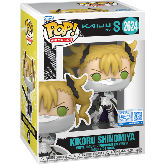 Kaiju No. 8 - Kikoru Shinomiya (Numbers Weapon 4 Suit) Pop! (Chase Bundle)