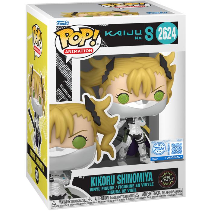 Kaiju No. 8 - Kikoru Shinomiya (Numbers Weapon 4 Suit) Pop! (Chase Bundle)