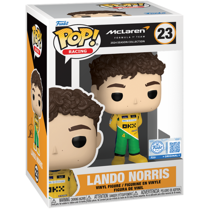 F1: Formula 1 - Lando Norris (McLaren) (Senna Tribute Race Suit) Pop!