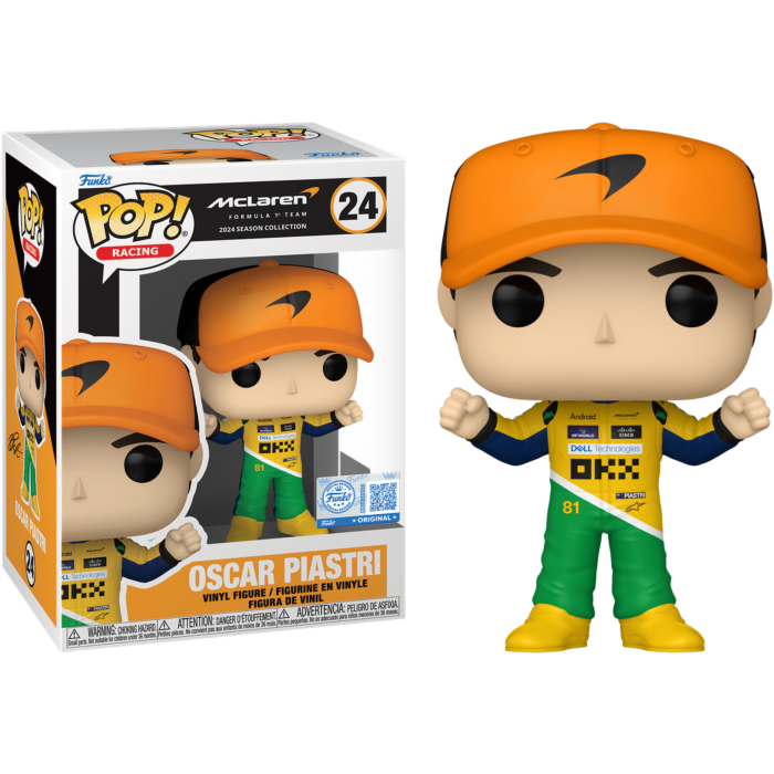 F1: Formula 1 - Oscar Piastri (McLaren) (Senna Tribute Race Suit) Pop!