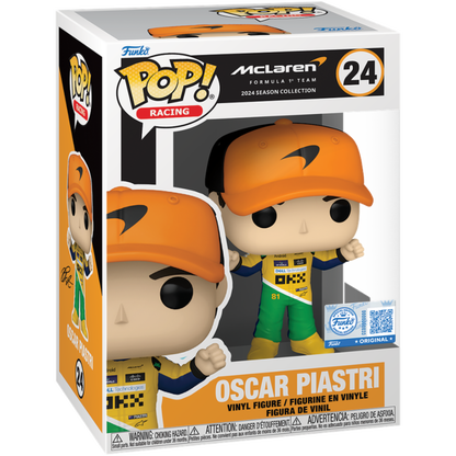 F1: Formula 1 - Oscar Piastri (McLaren) (Senna Tribute Race Suit) Pop!