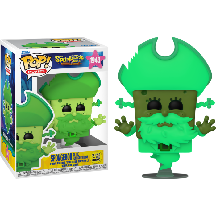 The SpongeBob Movie: Search for SquarePants (2025) - SpongeBob as the Flying Dutchman Glow-in-the-Dark Pop!
