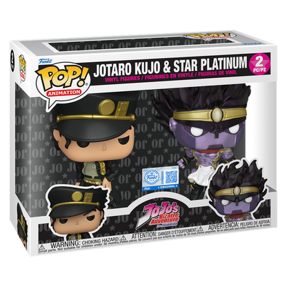 Jojo's Bizarre Adventure - Jotaro Kujo & Star Platinum Pop! 2-Pack