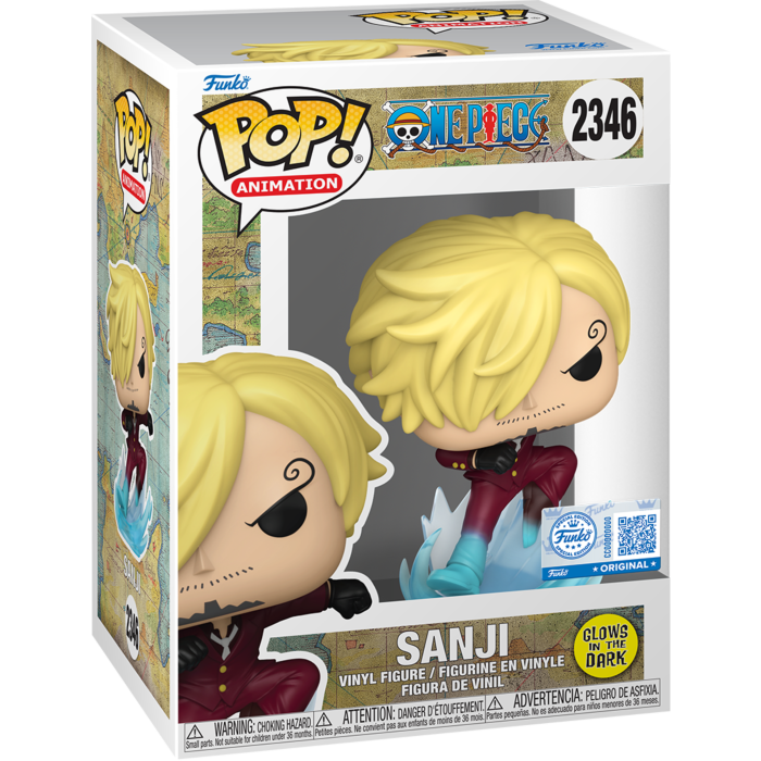 One Piece - Sanji (Ifrit Jambe) Glow-in-the-Dark Pop!