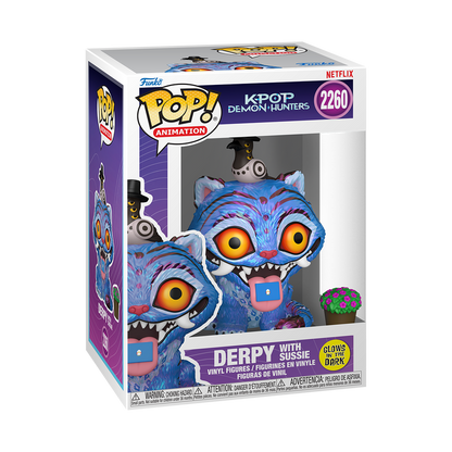 Kpop Demon Hunter-Derpy With Sussie (Glow) Pop!