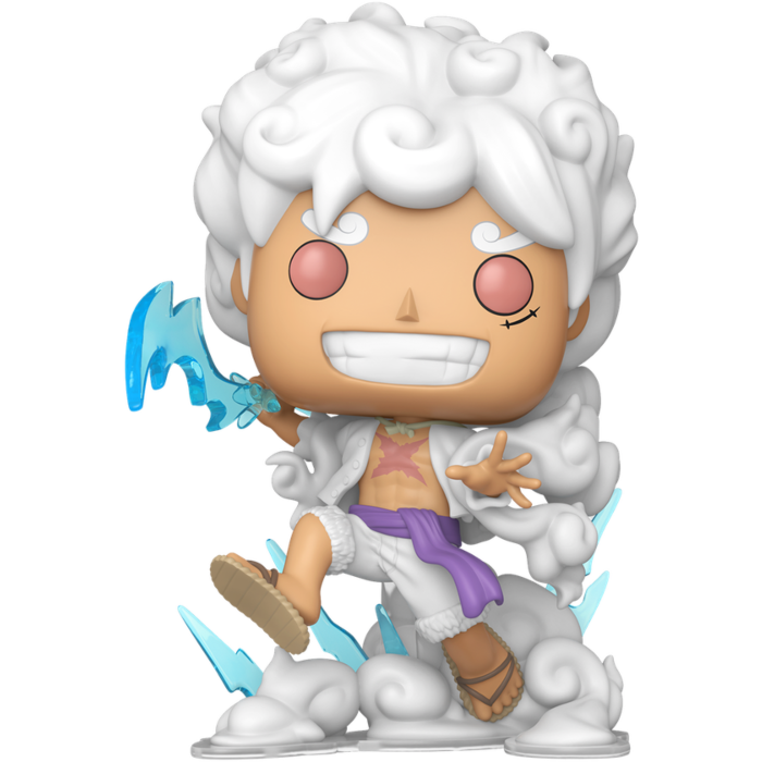 One Piece- Luffy Gear 5 (Kaminari) Glow In The Dark Exclusive Pop!