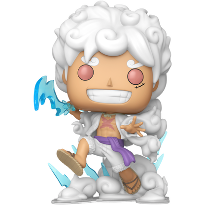 One Piece- Luffy Gear 5 (Kaminari) Glow In The Dark Exclusive Pop!