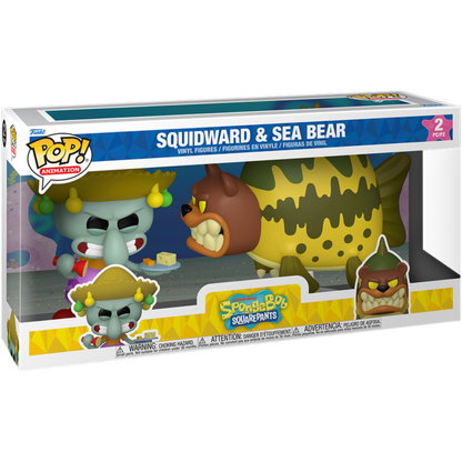 SpongeBob SquarePants - Squidward & Sea Bear Pop! 2-Pack