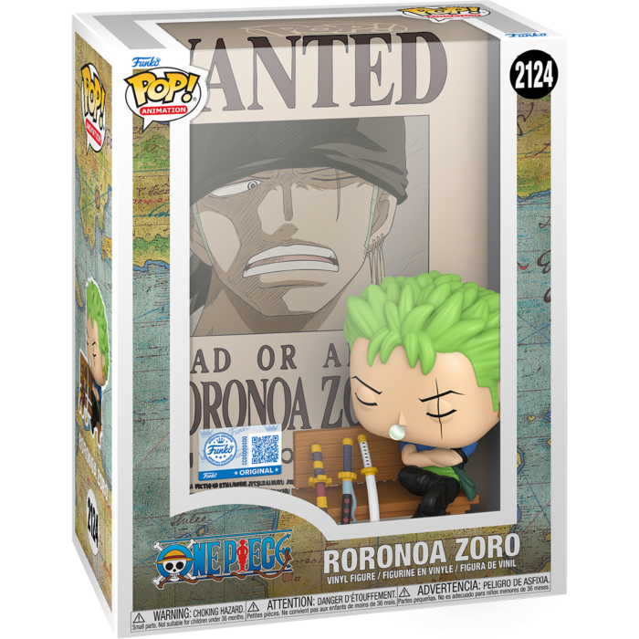 One Piece - Roronoa Zoro Wanted Poster Pop! Cover
