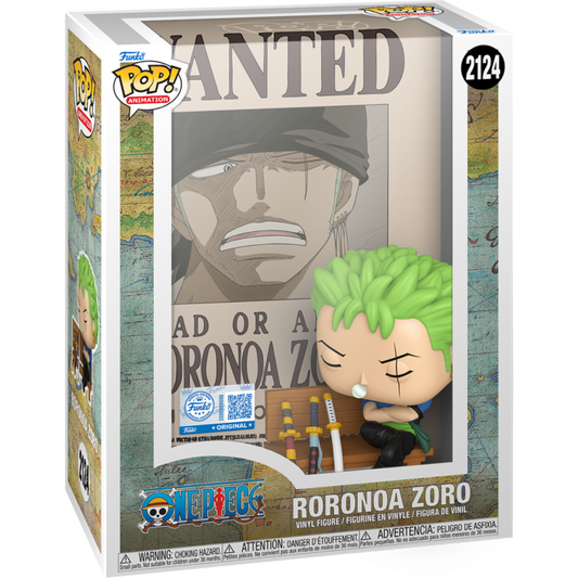 One Piece - Roronoa Zoro Wanted Poster Pop! Cover
