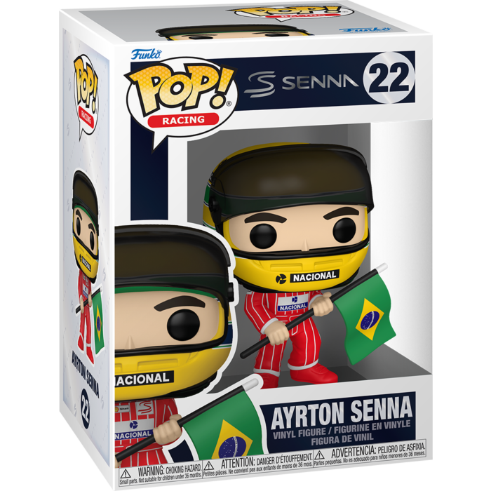 F1: Formula 1 - Ayrton Senna with Brazilian Flag Pop!