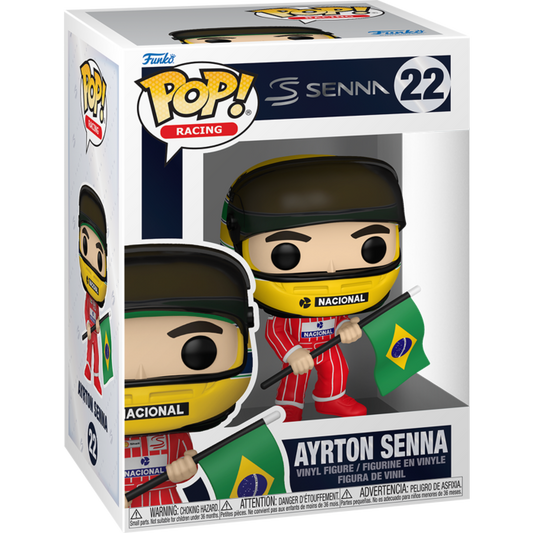 F1: Formula 1 - Ayrton Senna with Brazilian Flag Pop!