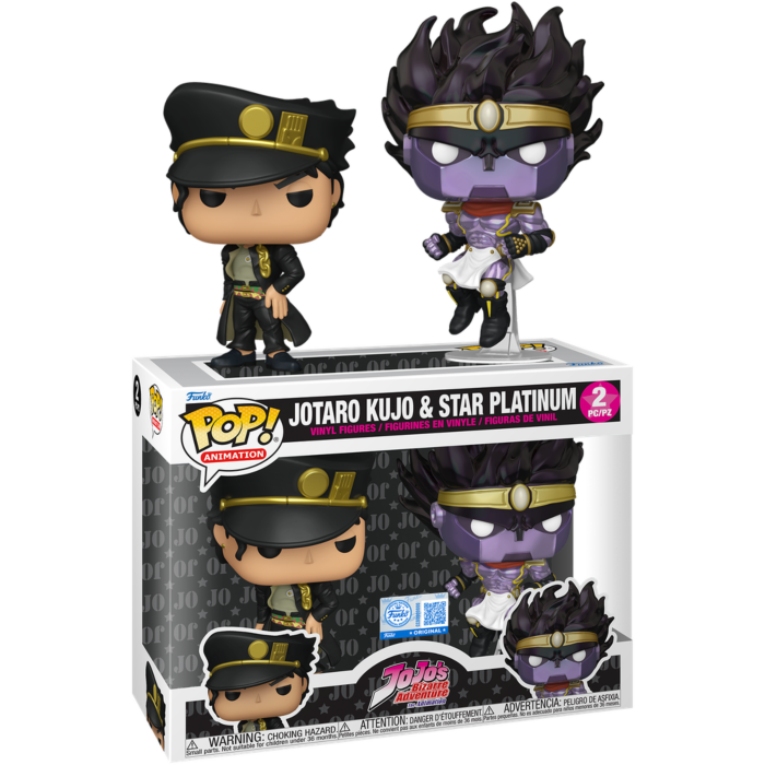 Jojo's Bizarre Adventure - Jotaro Kujo & Star Platinum Pop! 2-Pack