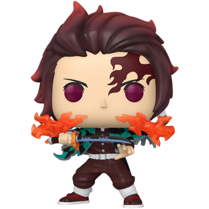 Demon Slayer: Infinity Castle - Tanjiro Kamado (Fire Breathing) Pop!