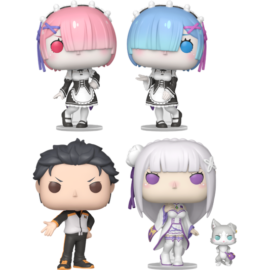 Re:ZERO - Starting Life in Another World Pop! Bundle (Set of 4)
