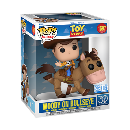 Rides Deluxe Woody on Bullseye (30th Anniversary) Pop!