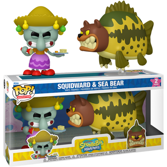 SpongeBob SquarePants - Squidward & Sea Bear Pop! 2-Pack