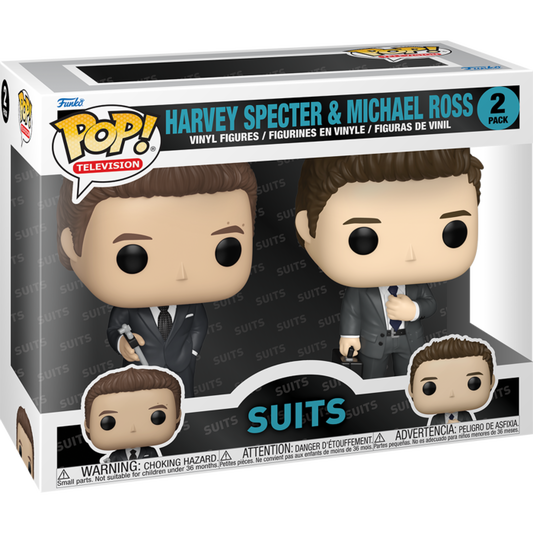 Suits - Harvey Specter & Michael Ross Pop! 2-Pack