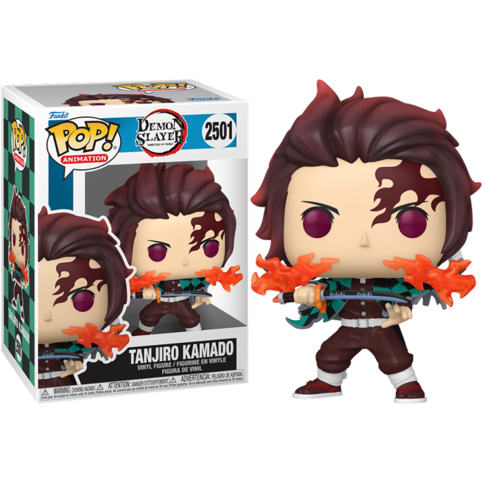 Demon Slayer: Infinity Castle - Tanjiro Kamado (Fire Breathing) Pop!