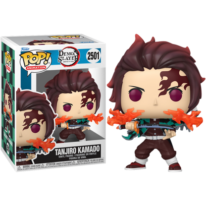 Demon Slayer: Infinity Castle - Tanjiro Kamado (Fire Breathing) Pop!