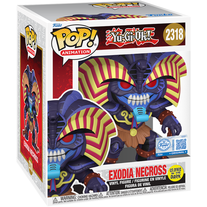 Yu-Gi-Oh! - Exodia Necross Glow-in-the-Dark Super Sized 6" Pop!