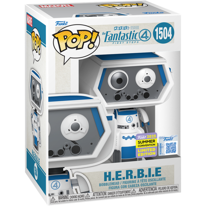 The Fantastic Four: First Steps (2025) - H.E.R.B.I.E. Pop! (2025 Summer Convention Exclusive)