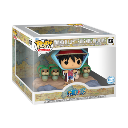 One Piece - Monkey D. Luffy Trains Kung Fu Dugong Pop! Moment