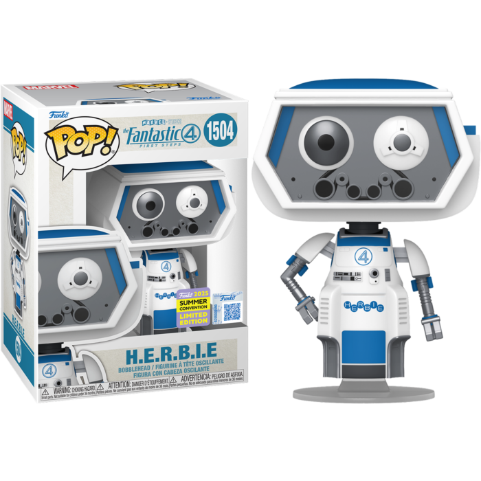 The Fantastic Four: First Steps (2025) - H.E.R.B.I.E. Pop! (2025 Summer Convention Exclusive)
