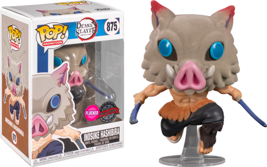 Demon Slayer - Inosuke Hashibira Flocked Pop!