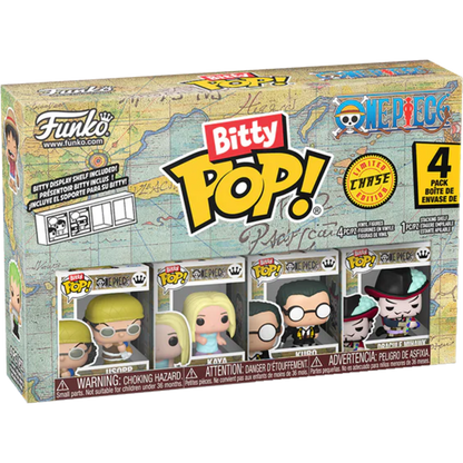 One Piece - Usopp, Kaya, Kuro & Chase Bitty Pop! 4-Pack