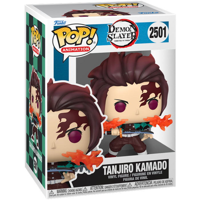 Demon Slayer: Infinity Castle - Tanjiro Kamado (Fire Breathing) Pop!