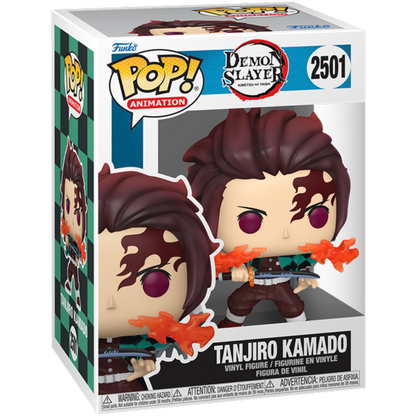 Demon Slayer: Infinity Castle - Tanjiro Kamado (Fire Breathing) Pop!