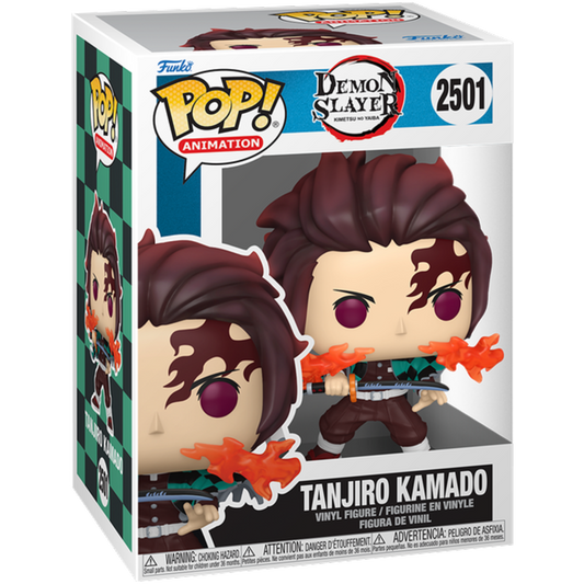 Demon Slayer: Infinity Castle - Tanjiro Kamado (Fire Breathing) Pop!