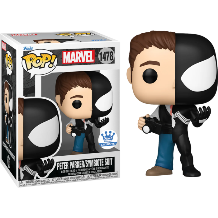 Marvel: Split - Peter Parker/Symbiote Suit Suit Pop!