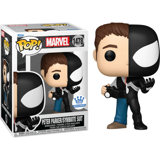 Marvel: Split - Peter Parker/Symbiote Suit Suit Pop!