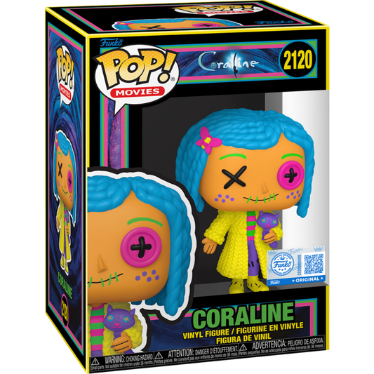 Coraline - Coraline Patchwork Blacklight Pop!