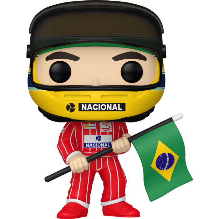 F1: Formula 1 - Ayrton Senna with Brazilian Flag Pop!