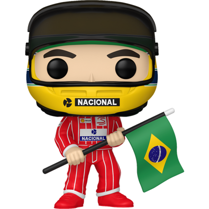F1: Formula 1 - Ayrton Senna with Brazilian Flag Pop!