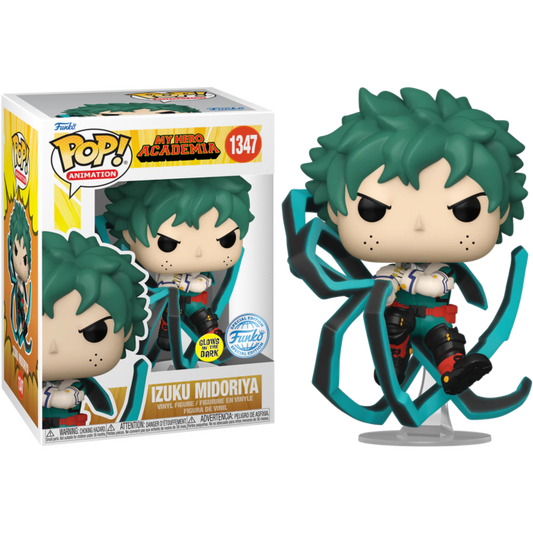 My Hero Academia: Season 5 - Izuku Midoriya with Blackwhip Glow-in-the-Dark Pop!