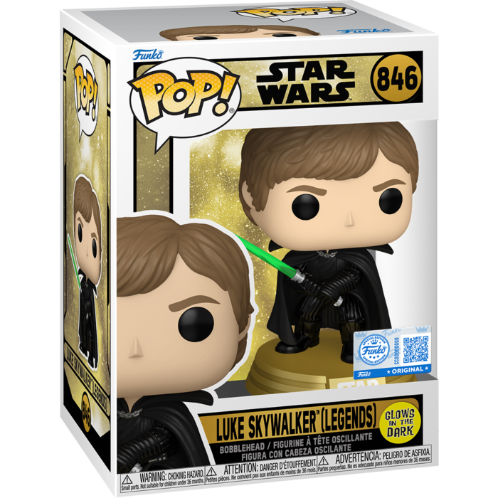Star Wars - Luke Skywalker (Legends) Glow-in-the-Dark Pop!