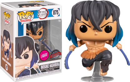 Demon Slayer - Inosuke Hashibira Flocked Pop!