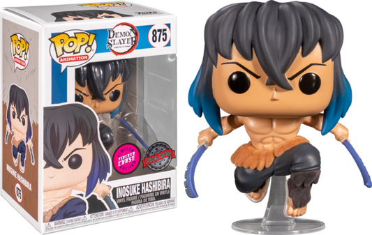 Demon Slayer - Inosuke Hashibira Flocked Pop!