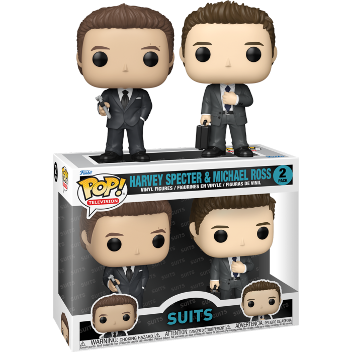Suits - Harvey Specter & Michael Ross Pop! 2-Pack