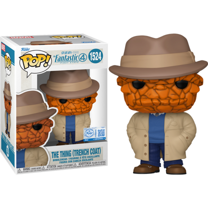 The Fantastic Four: First Steps (2025) - The Thing (Trench Coat) Pop!