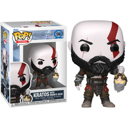 God of War: Ragnarok - Kratos with Mimir's Head Pop!