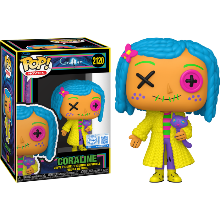 Coraline - Coraline Patchwork Blacklight Pop!