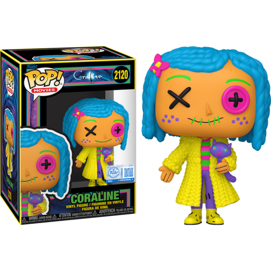 Coraline - Coraline Patchwork Blacklight Pop!